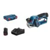 BOSCH Akku-Hobel GHO 12V-20, 2x GBA 12V 3.0 Ah, GAL 1230 CV, L-BOXX