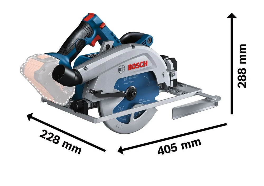 BOSCH Akku-Handkreissäge BITURBO GKS 18V-68 GC, 2x ProCORE 18V 8.0 Ah, GAL 18V-160 2 BOSCH Akku-Handkreissäge BITURBO GKS 18V-68 GC, 2x ProCORE 18V 8.0 Ah, GAL 18V-160 – Bild 2