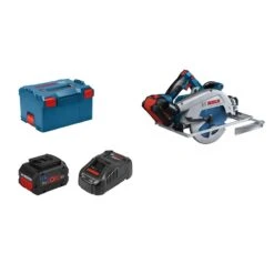 BOSCH Akku-Handkreissäge BITURBO GKS 18V-68 GC, 2x ProCORE18V 5.5Ah, GAL 1880 CV, L-BOXX