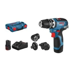 BOSCH Akku-Bohrschrauber GSR 12V-35 FC, 2x GBA 12V 3.0Ah, Adapter