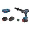 BOSCH Akku-Bohrschrauber GSR 18V-150 C Professional, 2x 8.0 Ah ProCORE 18V, GAL 1880 CV, In L-BOXX