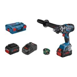 BOSCH Akku-Bohrschrauber GSR 18V-150 C Professional, 2x 8.0 Ah ProCORE 18V, GAL 1880 CV, In L-BOXX