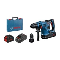 BOSCH Akku-Bohrhammer GBH 18V-34 CF Mit 2x 8,0 Ah Akku ProCORE18V, Tiefenanschlag