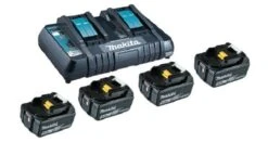 MAKITA Power Source Kit Li 4x18V/5,0Ah & Doppel-Ladegerät