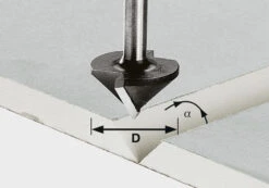 FESTOOL Gipskartonfräser HW S8 D32/90°