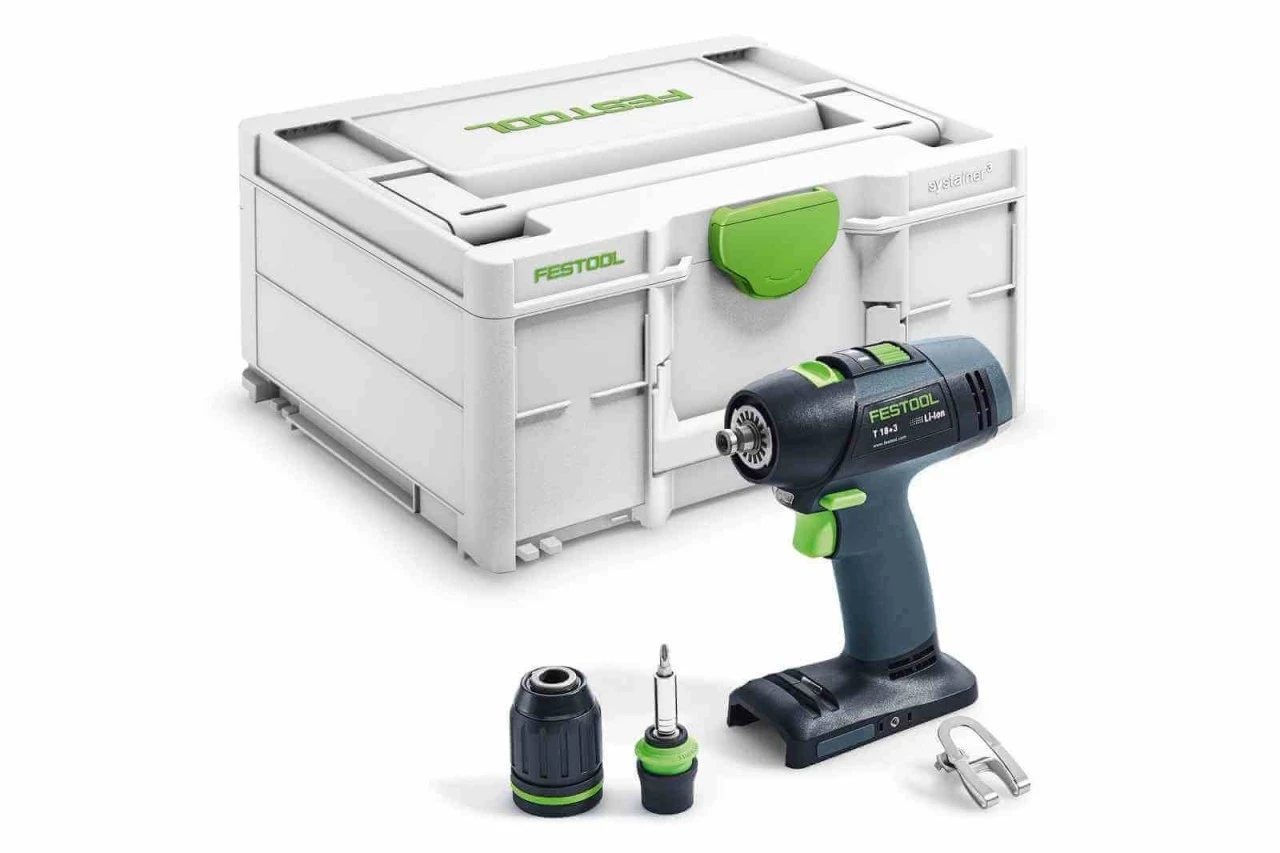 FESTOOL Akku-Bohrschrauber T 18+3 Li-Basic 1 FESTOOL Akku-Bohrschrauber T 18+3 Li-Basic