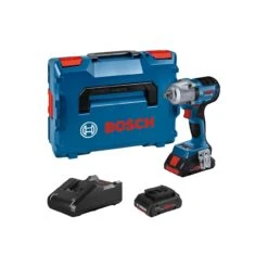 BOSCH Akku-Drehschlagschrauber GDS 18V-450 HC, 2 X ProCore 4.0 Ah + GAL 18V-40 In L-BOXX