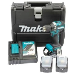 MAKITA Akku-Bohrschrauber 18V DDF487RFE3 / 3,0 Ah, 3 Akkus + Ladegerät