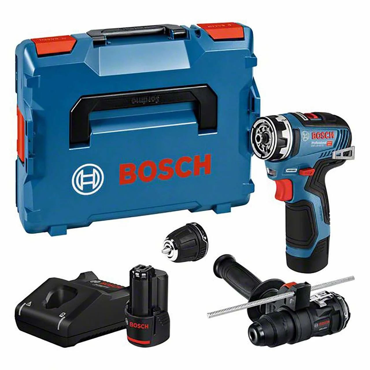 BOSCH Akku-Bohrschrauber GSR 12V-35 FC + 2 X Akku 3,0 Ah GFA 12-H In L-BOXX 1 BOSCH Akku-Bohrschrauber GSR 12V-35 FC + 2 X Akku 3,0 Ah GFA 12-H In L-BOXX
