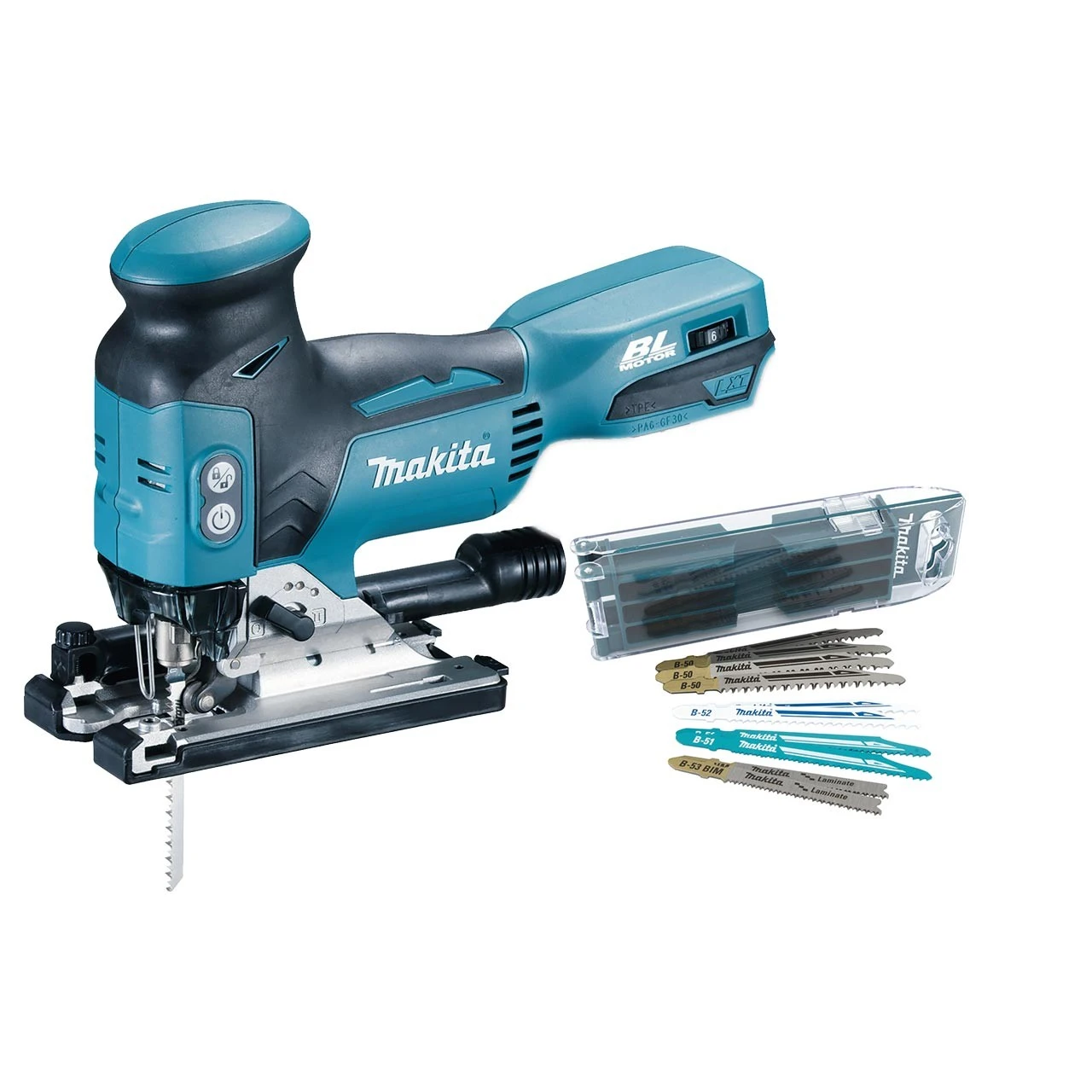 MAKITA Akku-Pendelhubstichsäge DJV181Z Inkl. Stichsägeblatt-Set B 1 MAKITA Akku-Pendelhubstichsäge DJV181Z Inkl. Stichsägeblatt-Set B