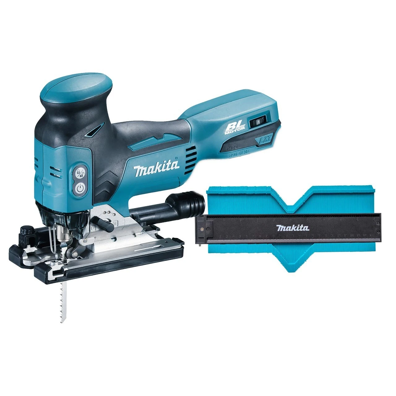 MAKITA Akku-Pendelhubstichsäge DJV181Z Inkl. Konturenlehre 1 MAKITA Akku-Pendelhubstichsäge DJV181Z Inkl. Konturenlehre